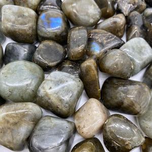 Chakralume Pierres Roulées Naturelles en Labradorite Polies à la Main, Cristal de Guérison, Méditation, Reiki, Énergie des Chakras, Décoration Spirituelle - Product Image 6