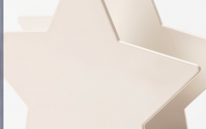 Boîte de rangement de mouchoirs en métal de conception d'étoile enduite de poudre blanche exclusive support élégant accessoire de stockage de décor à la maison de qualité parfaite - Product Image 2