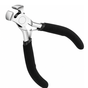 Alicates cortadores de extremos de acero inoxidable con mango negro, cortador de alambre de precisión para fabricación de joyas y trabajos de reparación DIY - Product Image 6