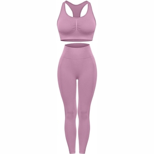 Ensemble de vêtements de sport personnalisés en 2 pièces pour femmes, vêtements de fitness extensibles, vêtements de yoga en plein air, vêtements de sport, vêtements d'entraînement - Product Image 4