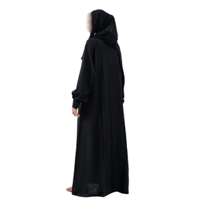 Arabic Dubai Kaftan Maxi Modest Ladies Cloak Robe Jilbab Abaya Women Muslim Prayer Dress Crepe Fabric Beautiful Long Wear - Product Image 2