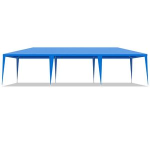 Waterproof Blue Outdoor Party Tent 10' X 30' with 8 Removable Sidewalls Canopy Patio Gazebo for Weddings & Parties - Product Image 5