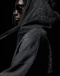 Sweat-shirt à capuche surdimensionné à imprimé cœur, coupe classique, décontracté, pour le printemps, 100% coton tricoté, unisexe, avec poche, respirant, tissu 350g - Product Image 6