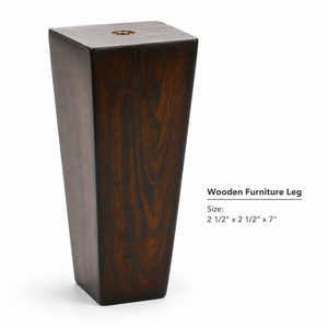 Patas de Sofá Cuadradas Cónicas de Madera Maciza Personalizadas para Muebles de Exterior y Sala de Estar - Calidad Premium OEM/ODM - Product Image 2
