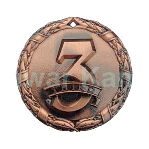 Top meilleures ventes médailles de prix en métal poli plaqué or ruban de cou d'impression typographique pour la maison - Product Image 2