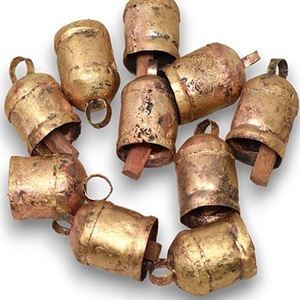 Nuevas Campanas de Metal Dorado con Diseño Personalizado, Pintadas a Mano, Estilo Antiguo, Precio al por Mayor, Día Nacional de la India - Product Image 3