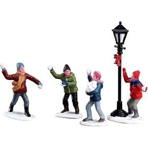 Set Villaggio Natalizio Lemax con Figurine e Collezione di Giocattoli per Battaglie di Palle di Neve - Product Image 1