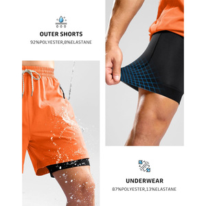 Shorts de cycliste personnalisés, fabricant d'articles de sport athlétiques, Pakistan, OEM, exportation mondiale - Product Image 5