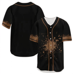 Maillots de baseball personnalisés pour hommes et femmes, respirants, à manches courtes, uniformes brodés pour adultes, 100 % polyester, logo avant, sport - Product Image 3