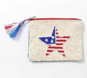 Handmade Beaded Coin Purse Cowboy Boot <b>Hat</b> Design Glass Bead Zipper Pouch Western Theme Money Wallet Small Card Case Storage <b>Bag</b> - Product Image 6