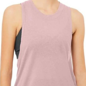 Camiseta sin Mangas Rosa, Transpirable, de Secado Rápido, Ajustada, para Mujer, para Gimnasio, Yoga, Uso Casual - Product Image 2