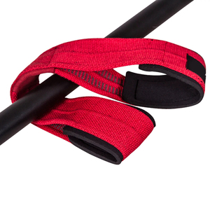 WABSON SPORTS OEM Figure 8 Neoprene Adjustable Lightweight Customizable <b>Barbell</b> Wrist Support <b>Weight</b> Lifting Straps for Gym - Product Image 6