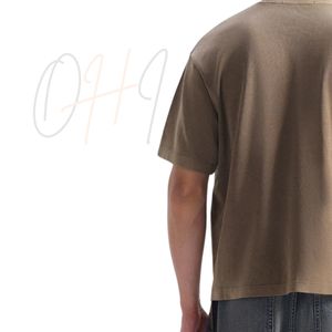 Camiseta Básica de Verano para Hombre, Corte Regular, 100% Algodón Ecológico, Secado Rápido, Transpirable, Estilo Casual, Lisa, Minimalista, 230g - Product Image 4