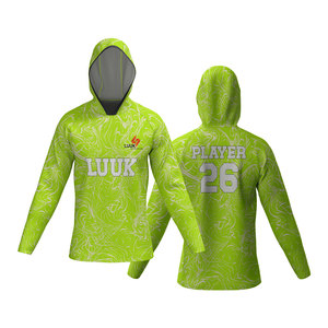 Camiseta de Baloncesto con Capucha Unisex Personalizada con Nombre de Jugador, Logotipo del Equipo, Sublimada, Manga Larga, Secado Rápido, Poliéster - Product Image 1