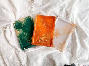 ถาดเรซิ่นทำมือลายหินอ่อนทันสมัย - Product Image 4
