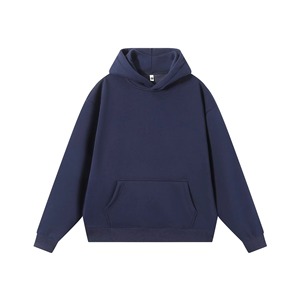 เสื้อฮู้ดผู้ชาย สีพื้น ทรงปกติ ผ้าฝ้ายเฟรนช์เทอร์รี่ สวมใส่สบายๆ สำหรับฤดูใบไม้ร่วง แขนยาว ผ้าถัก - Product Image 1