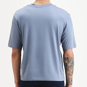 High Quality Blank Cotton StreetWear <b>Tshirt</b> Oversized Drop Shoulder T-shirt Custom Print logo HeavyWeight <b>White</b> T Shirt for Men - Product Image 6