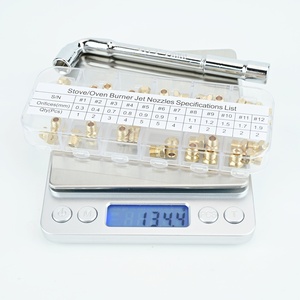 Kit de conversion de buse de pulvérisation en laiton, kit de conversion de buse en laiton pour cuisinière au propane et au gaz naturel, buse de pulvérisation de gaz M6x0.75 mm - Product Image 6