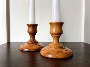 portavelas de madera - Product Image 2