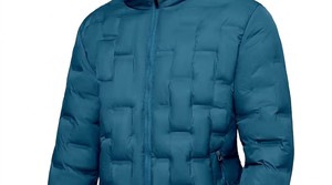 Veste matelassée unisexe à capuche avec fourrure, en polyamide, coupe-vent, imperméable, écologique, fermeture éclair sur le devant, manteau d'hiver pour homme - Product Image 5