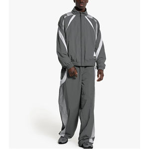 Customized Wholesale Price High Quality <b>Wind</b> <b>Breaker</b> Tracksuit Sets Men Nylon Windbreaker Tracksuit for Men - Product Image 3