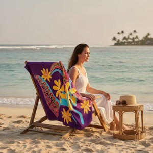 Bohemian Style Women Beach <b>Sarong</b> Wrap Floral Printed Pareo Skirt Soft Breathable Lightweight Swim Cover Up Summer Beachwear - Product Image 5