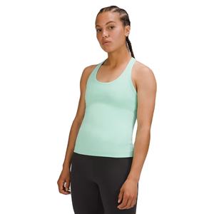 Débardeurs Femme Streetwear Couleur Unie Logo Tricoté sur le Devant 100% Coton Coupe Slim Respirant Haute Qualité Vente en Gros - Product Image 2