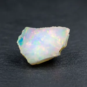 Ópalo Blanco Natural Multifuego, Gema en Bruto sin Cortar, Cristal Mineral de la Tierra para la Fabricación de Joyería Artesanal - Product Image 5
