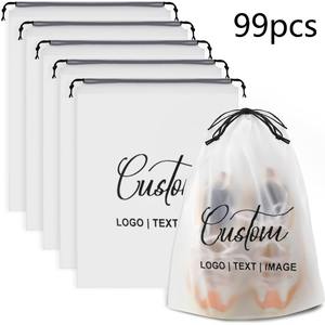 Sacs d'emballage en plastique PE recyclables mats et givrés avec valve, imprimés avec un logo personnalisé, pour vêtements et t-shirts, imprimés à l'écran - Product Image 5