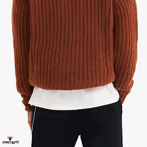 Nouvelle Arrivée Pull en Laine Cachemire Tricoté Respirant à Manches Longues Séchage Rapide Anti-Plis Anti-Boulochage Hiver - Product Image 6