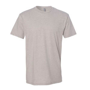 T-shirt noir à manches courtes pour homme, col rond, en jersey de polyester et coton, coupe classique, effet délavé vintage, motif uni, écologique - Product Image 6