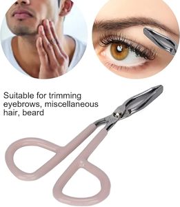 Pinzas de Depilación Facial de Alta Calidad, Pinzas de Acero Inoxidable Profesionales para Cejas, Tijeras para Cejas con Punta Inclinada - Product Image 2