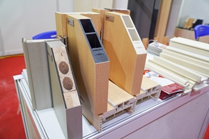 Việt Nam sản xuất WPC <span class=keywords><strong>Door</strong></span> & khung cửa sổ 100% không thấm nước PVC phim bao phủ nội thất WPC standout sản phẩm - Product Image 5