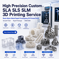 Service d'impression 3D haute précision sur mesure SLA SLS SLM, résine, nylon, métal, prototypage rapide, pièces imprimées en 3D