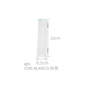 Sacchetti regalo in organza Ilan 21 cm x 6,5 cm bianchi, confezione da 4 per regali - Product Image 3