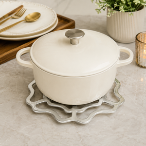 Salvamanteles Metálico con Diseño de Telaraña |   Protector de Mesa Resistente al Calor para Ollas Calientes |   Soporte Decorativo para Utensilios de Cocina, para la Encimera del Hogar - Product Image 2