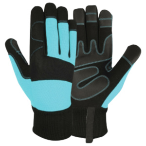 Guantes de Seguridad Resistentes a Impactos de Alta Calidad, Reforzados con Cuero Sintético, Látex y Amara, para Trabajo Mecánico - Product Image 5