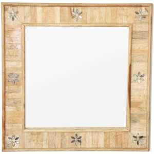 Handcrafted Wood Framed <b>Mirror</b> Home Decor | OEM Custom Wholesale MOQ 50 Pcs - Product Image 1