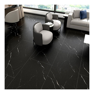 High Gloss Indian Black <b>Granite</b> Swirl Sea Forest Tile for Residential and Commercial Projects - Product Image 4
