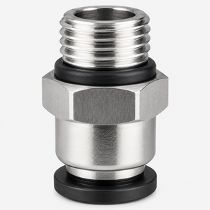 Nouveau raccord rapide en acier inoxydable 3D TECHNO, connecteur de tube à filetage mâle, série PC-G, refroidissement par eau, pneumatique - Product Image 3