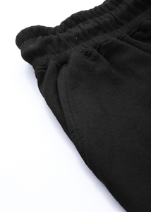 He She Wears Men's Solid Cotton Fleece Knitted Sweatpants Drawstring Elastic Waist Side Pockets Breathable Casual Joggers Needle - Product Image 6