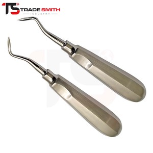 ชุดเครื่องมือถอนรากฟัน TSI 2 ชิ้น ด้ามจับออกแบบตามหลักสรีรศาสตร์เพื่อการถอนรากฟันอย่างควบคุมได้และสำหรับการรักษาทางทันตกรรม - Product Image 2