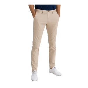 2022 hommes décontracté Chino pantalon OEM Service couleur unie Stretch Style occidental haute qualité coton tissu exportation qualité vêtements - Product Image 1