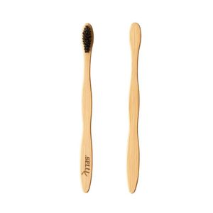 NOUVELLE ARRIVÉE Brosse à dents biodégradable Blue Lotus Farm, manche écologique, poils en nylon moyens, design ergonomique pour adulte - Product Image 1
