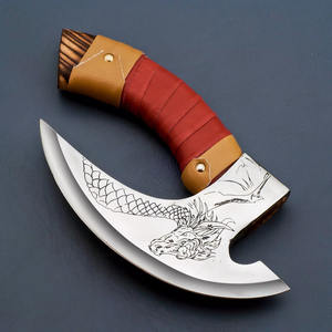 Couteau à pizza robuste avec logo personnalisé, manche en bois, outil de découpe alimentaire, vente en gros, gravure personnalisée, couteau de cuisine en gros PK - Product Image 6