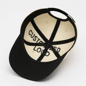 Casquette de baseball OEM ODM de haute qualité avec logo brodé personnalisé Casquettes de sports de plein air Casquettes Gorras Unisex 6 Panel Bicolore Frame - Product Image 3