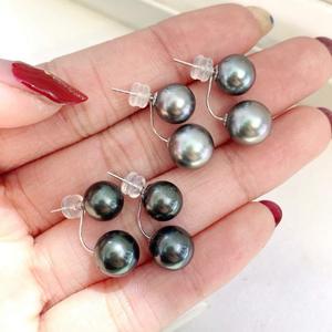 ต่างหูแบบติดหูรูปตัวยู ประดับทองคำ 18K คุณภาพพรีเมียม ประดับมุกอะโกย่าธรรมชาติจากน้ำทะเล ขนาด 6-7 มม. คุณภาพสูง แสงเงางาม บรรจุภัณฑ์หรูหรา - Product Image 2