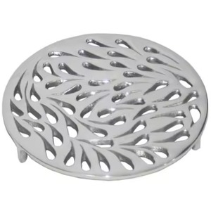 Sous-plat rond en métal filigrané orné de motifs en laiton, découpé à motifs raffinés, pour la protection des surfaces chaudes, décoration de luxe pour cuisine et table à manger - Product Image 6