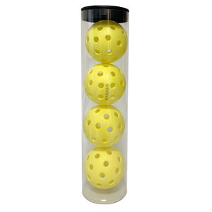 High Quality 4-Pack Outdoor <b>Pickleball</b> <b>Ball</b> with 40 Holes Factory Direct Supply Resistant PP Material <b>Pickleball</b> Equipment - Product Image 4