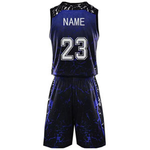 Uniformes de Baloncesto sin Mangas de Talla Grande de Alta Calidad, Transpirables, Antibacterianos, con Estampado por Transferencia de Calor, Personalizados, 100% Poliéster UPF - Product Image 3